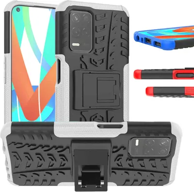 Produktbild von Für Oppo Realme 8 / 8 Pro Outdoor Weiß Handy Tasche Etuis Hülle Cover Case Neu