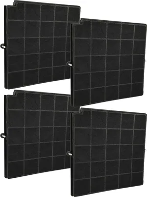 Produktbild von vhbw 4x Aktivkohlefilter Ersatz für Whirlpool C00411009, 482000008330 für Dunstabzugshaube