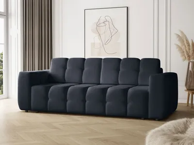 Produktbild von Sofa BONA 240cm - Couch mit Schlaffunktion & Bettkasten - Dunkelblau (Raven18)