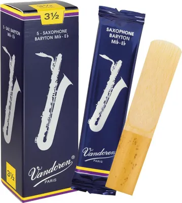 Baritonsaxophon-Rohrblatt Traditional Stärke 3.5, 5 Stück