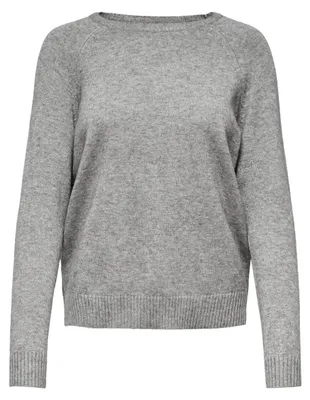 Produktbild von ONLY 15170427, Pullover, Erwachsener, Weiblich, Grau, S, Runder Halsausschnitt