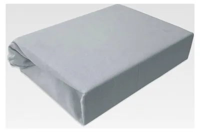 Produktbild von Spannbettlaken für Kinderbetten, wasserdicht und saugfähig, Jersey mit Polyurethan-Membran, 60x120, 70x140, 80x160, Grau
