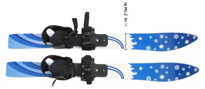 Immagine prodotto di Set da sci per bambini, materiali resistenti, design leggero, blu