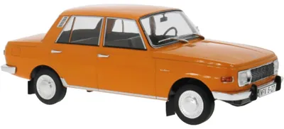 Immagine prodotto di Modello in scala della Wartburg 353, color arancione, anno 1967.