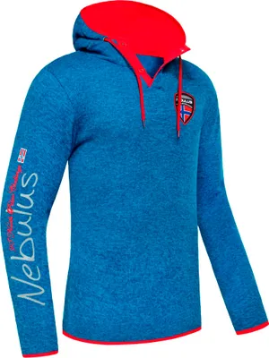 Produktbild von Nebulus Fleecehoody STITCH Herren, warmer Hoody , Kapuzenpullover , P5128 - Herren, malibublau, 3XL