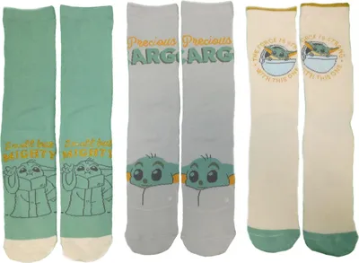 Produktbild von Star Wars The Mandalorian Socken 3er-Pack Grogu L-XL