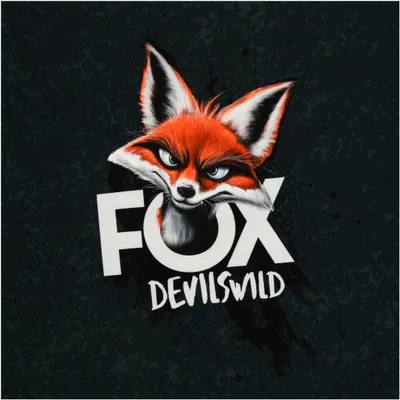 French Terry Stoffpanel Fox Devils Wild by Torsten Berger 150x85cm Öko-Tex Fuchs Panele