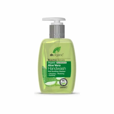 Imagen del producto de Jabón líquido para manos Dr. Organic con aloe vera, 250 ml