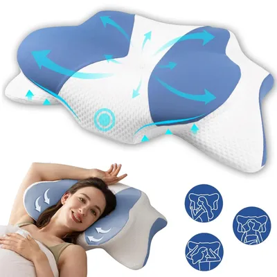 Produktbild von Ergonomisch Kopfkissen Orthopädische Nackenkissen Schlafkissen Antischnarchkisse