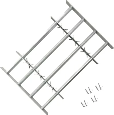 Obrázok produktu pre vidaXL Okenná mriežka nastaviteľná pre okná 2 ks 1000-1500 mm