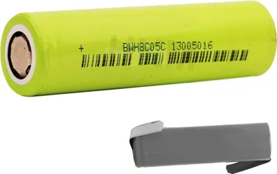 Produktbild von BAK N18650CL 3,6 V / 8,25 A 2900mAh - 8.25A Li-Ion Akku 18650 mit Lötfahne Z