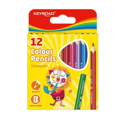 Produktbild von Farbičky KEYROAD Mini, 12 farieb