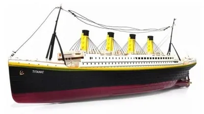 Productafbeelding van RC boot, Titanic, zwart