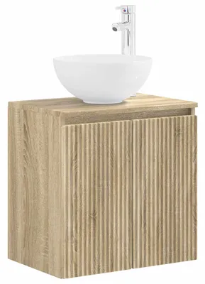 Immagine prodotto di vidaXL Lavabo da appoggio in rovere Sonoma 49,5 x 35 x 63 cm