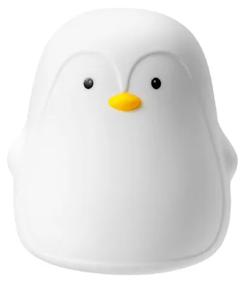 Productafbeelding van Nuby Baby-nachtlamp met 8 verschillende kleuren, oplaadbaar via USB, pinguinmodel