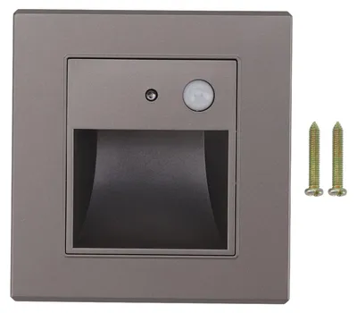 Produktbild von 1,5 W 3000 K Sensor-Stufenleuchten, Einbau-Treppenleuchte, LED mit Bewegung, 180–240 V