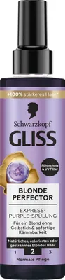 Zdjęcie produktu dla Schwarzkopf Gliss Express Purple Conditioner Blonde Perfector 200ml
