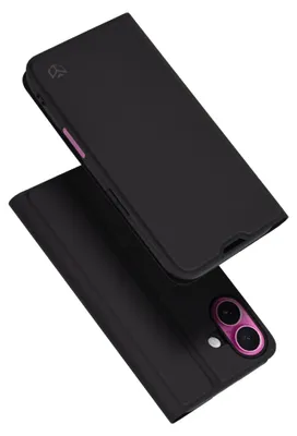 Produktbild von Techsuit Magskin Book Wallet Klapphülle für Apple iPhone 16 Plus - Schwarz