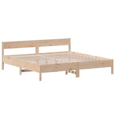 Produktbild von vidaXL Massivholzbett ohne Matratze 180x200 Kiefernholz