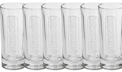 Produktbild von Jägermeister Longdrinkglas 0,2 L 6er Set - Original Longdrinkglas mit 4 cl Eichung