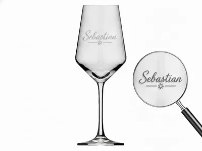 Produktbild von Valhalla Weinglas Gravur Sebastian 1 Stück 350ml spülmaschinenfest