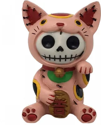 Produktbild von Maneki Neko - Furrybones Figur als Geschenkidee für Gruselfans