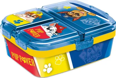 Obrázok produktu pre Box desiatový delený PATROLA 17,5 x 13 cm