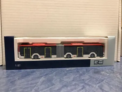Produktbild von Rietze Automodelle 75853, Busmodell, Vormontiert, 1:87, MAN Lion's City, Junge, Schwarz, Rot, Weiß
