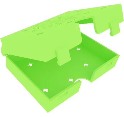 Produktbild von Kartenhalter für Oversize-Spielkarten 80x120 mm, klappbar, grün