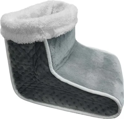 Image de Chauffe-pieds électriques chauffants pour hommes et femmes avec technologie de chauffage rapide Arrêt avec 6 réglages de température10,63 × 2,95 × 10,63 pouces Gris foncé