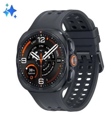 Produktbild von Samsung Galaxy Watch Ultra2, 3,81 cm (1.5"), AMOLED, Touchscreen, 64 GB, GPS, 61,5 g