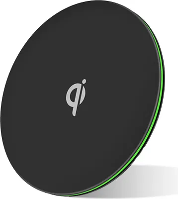 Produktbild von MMOBIEL Wireless Charger 15W Qi Charging - Wireless Charging Pad Fast Charger - Schwarz