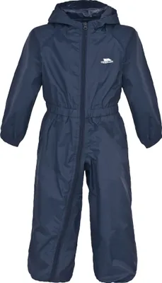 Produktbild von Trespass Dripdrop Kinder Regen-Overall TP1007 (128) (Marineblau)