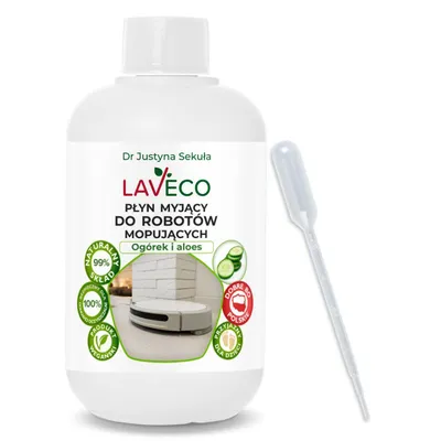 Zdjęcie produktu dla Naturalny płyn myjący do robotów mopujących - ogórek i aloes - 0,5 l