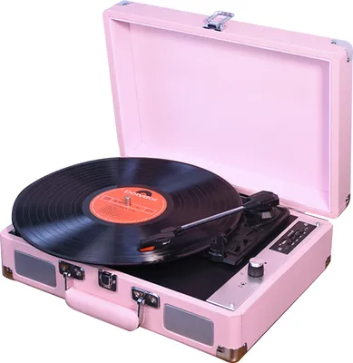 Obrázek produktu pro MZL-P01 Gramofon Vinylové desky LP gramofon Kompatibilní se 7/10/12palcovými vinylovými deskami rychlostí 33?/45/78 otáček za minutu Výstup BT5.0 reproduktor RCA s protiprachovým krytem