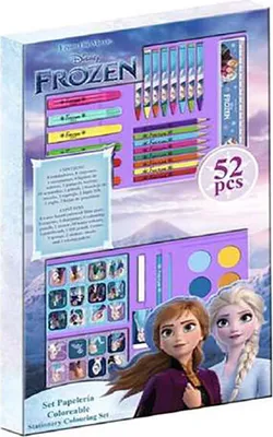 Zdjęcie produktu dla Fioletowy zestaw papeterii Frozen