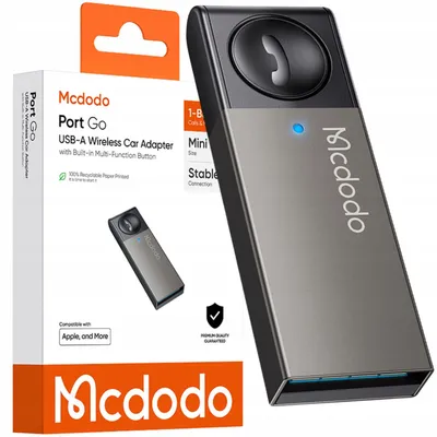 Immagine prodotto di Mcdodo Adattatore trasmettitore Bluetooth per USB Ricevitore Android Auto Carplay