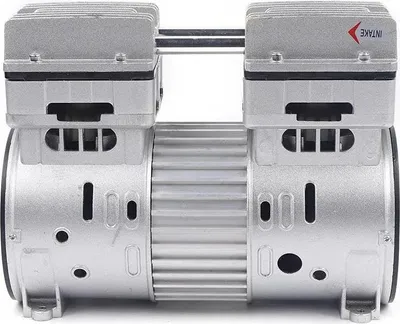 Immagine prodotto di Pompa per compressore d'aria senza olio - Testata del compressore - 220 V - 750 W/1 CV - 125 l/min - 8 bar - Silenziosa - Alluminio - Argento