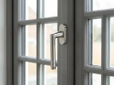 Obrázok produktu pre Okenná kľučka ARON chróm/nerezová oceľ