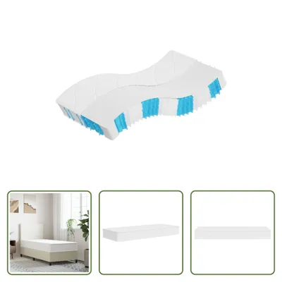 Produktbild von The Living Store Matratze Taschenfederkern Mittelfest 90x190 cm