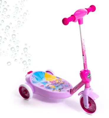 Immagine prodotto di Monopattino Elettrico a Batteria 3 Ruote per Bambini Sparabolle con Licenza Princess