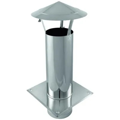 Produktbild von WDA 200 mm Schornsteinverlängerung Schornsteinabdeckung Kaminabdeckung Regenhaube Kaminhaube verzinkt