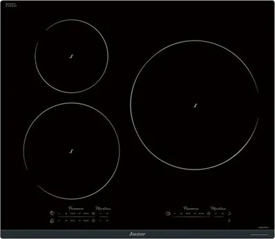 Image de Table de cuisson à induction 60cm 3 feux 7400w noir - Sauter - SPI9544B -