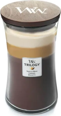 Produktbild von WoodWick 93904, andere, Braun, Weiß, Karamell, Vanille, 1 Stück(e)