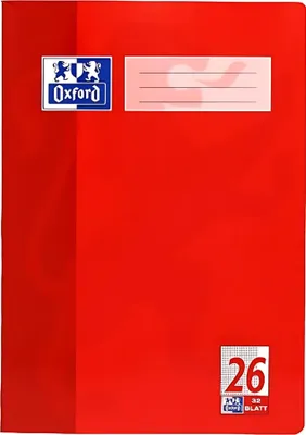 Zdjęcie produktu dla Oxford Schulheft A4 32 Blatt kariert mit Rand R 10Stk