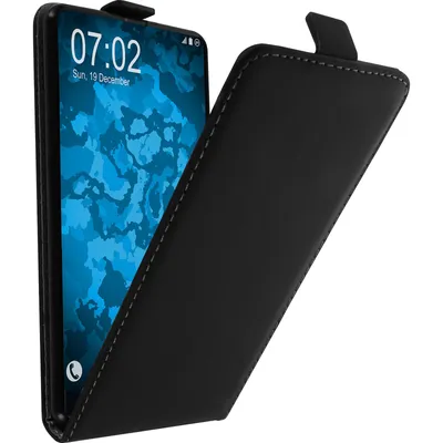 Produktbild von PhoneNatic Kunst-Lederhülle kompatibel mit Xiaomi Mi Mix 2 - Flip-Case schwarz Cover