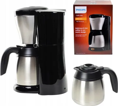 Produktbild von PHILIPS HD7546/20 Café Gaia VERKABELTE KAFFEEMASCHINE Thermokanne
