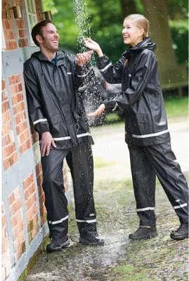 Produktbild von Owney Imaq Regenhose Anthrazit XL wetterfest Outdoorhose Hundehalter atmugsaktiv Wanderhose wasserabweisend