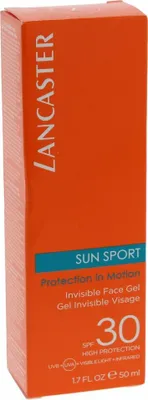 Produktbild von Lancaster SUN SPORT TRANSPARENTES GESICHTSGEL SPF30, Sonnenschutzgel, Gesicht, Tube, Schutz, Jeder Hauttyp, 50 ml
