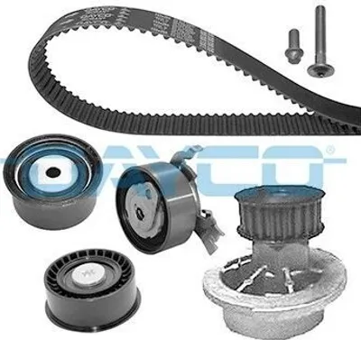 Produktbild von DAYCO KTBWP2520 Zahnriemensatz + Wasserpumpe für OPEL Corsa B Schrägheck (S93) Astra F CC (T92) VECTRA B (36) Astra F Caravan (T92) VECTRA B Caravan